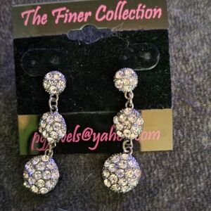 Crystal drop earrings